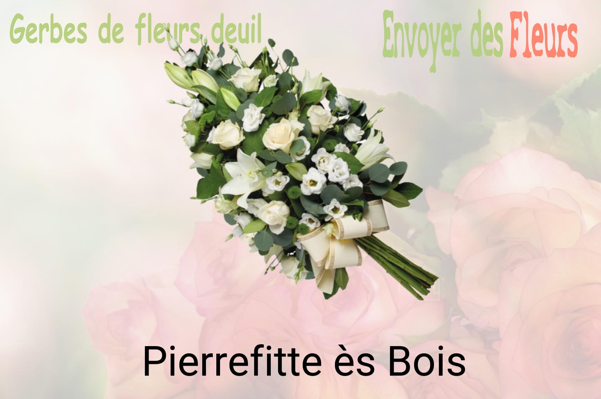Gerbe de fleurs de deuil livrée à Pierrefitte-ès-Bois